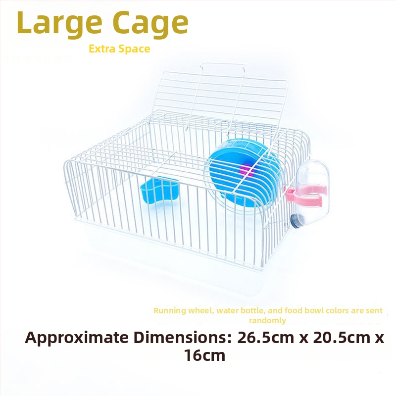 Dvojposchodová klietka pre dve škrečky — dvojposchodová štruktúra, Materiál: Iné