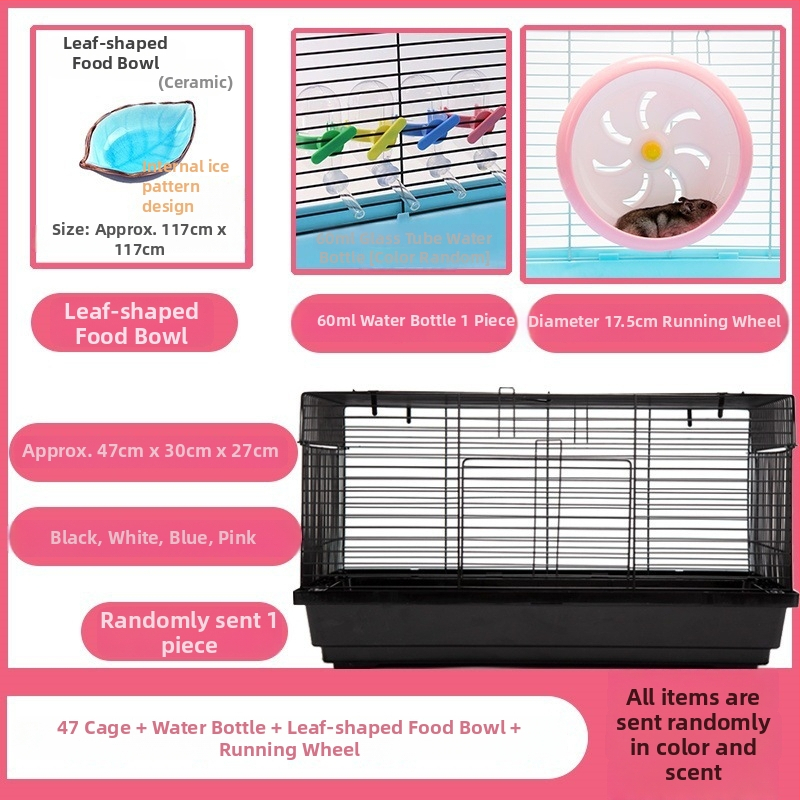 Dvojposchodová klietka pre dve škrečky — dvojposchodová štruktúra, Materiál: Iné