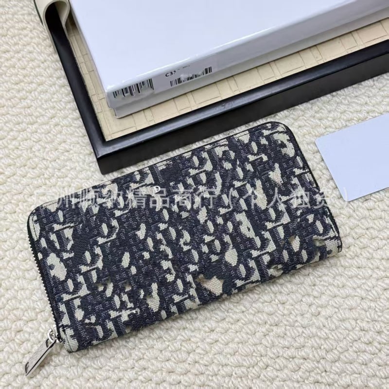 Μακρύ δερμάτινο πορτοφόλι με φερμουάρ, γνήσιο δέρμα, κορυφαίας ποιότητας, 1-πτυχή, unisex, μεγάλος χώρος για κάρτες