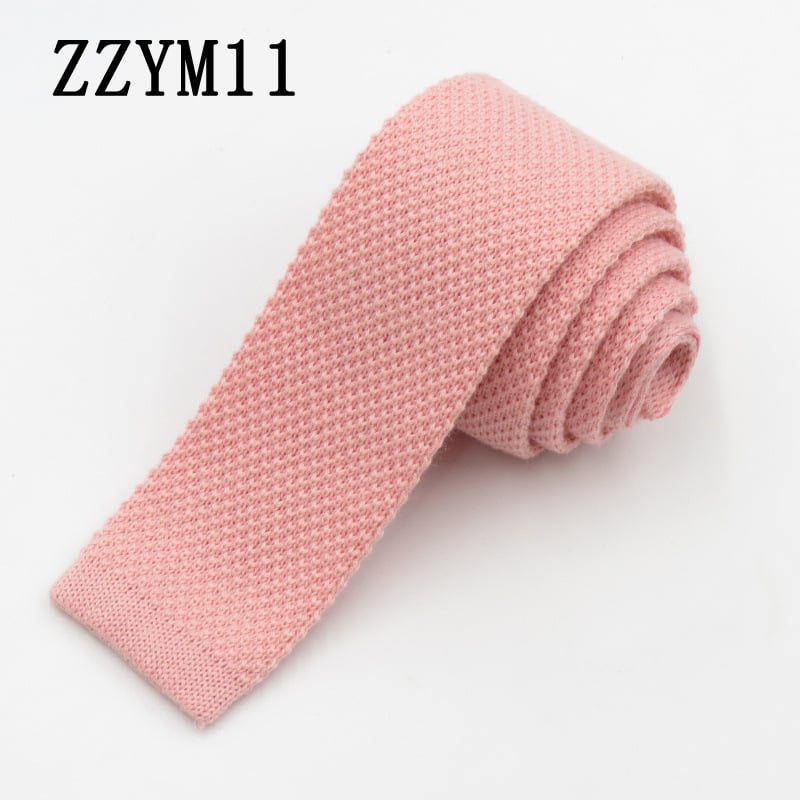 Pletena vunena kravata, ravni vrh, unisex, rhombus uzorak