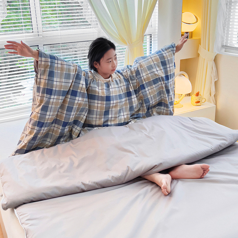 Sac de dormit din bumbac 100% pentru bebeluți și copii, stil desen animat, umplere 0.55-1.0 kg