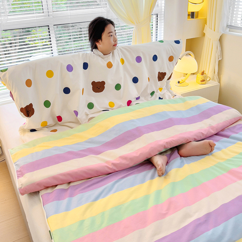 Sac de dormit din bumbac 100% pentru bebeluți și copii, stil desen animat, umplere 0.55-1.0 kg