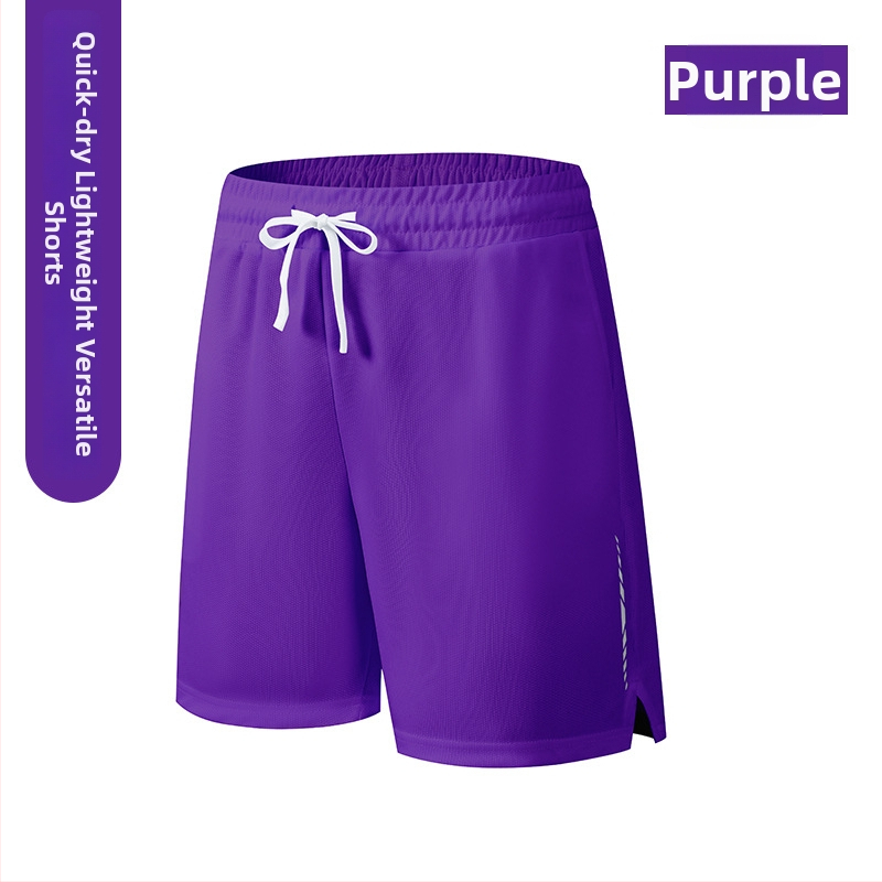 Αθλητικά σορτς, χαλαρή γραμμή, 100% πολυεστέρας, ύφασμα από ανάμικτες χημικές ίνες, καλοκαίρι
