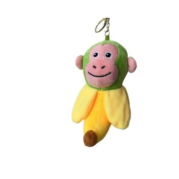 Jingjin плюшена подвесна кукла — полиестерно влакно, пълнеж ПП памук, супер мека къса плюш, мрежеста торбичка за опаковка, за възраст 7–14 години.