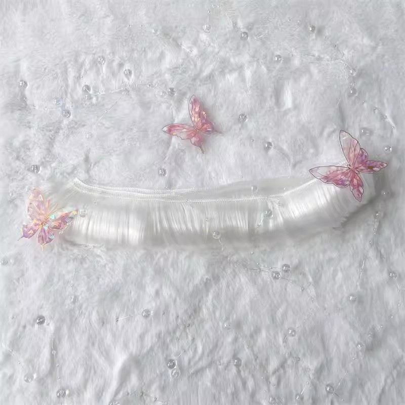 BJD baba paróka, hőálló szintetikus rostokból, hosszú frufru, koreai stílus, szabad részű paróka