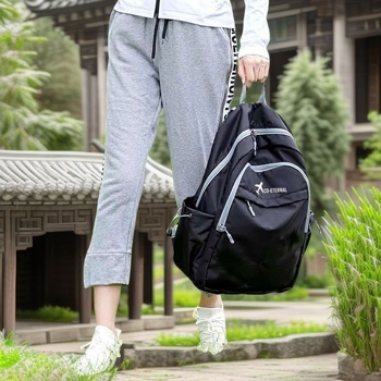 Unisex αναδιπλούμενη τσάντα πλάτης από Oxford ύφασμα, κλείσιμο με φερμουάρ, μεγάλη χωρητικότητα, εσωτερικές θήκες για κινητό, φορητό υπολογιστή και κάμερα