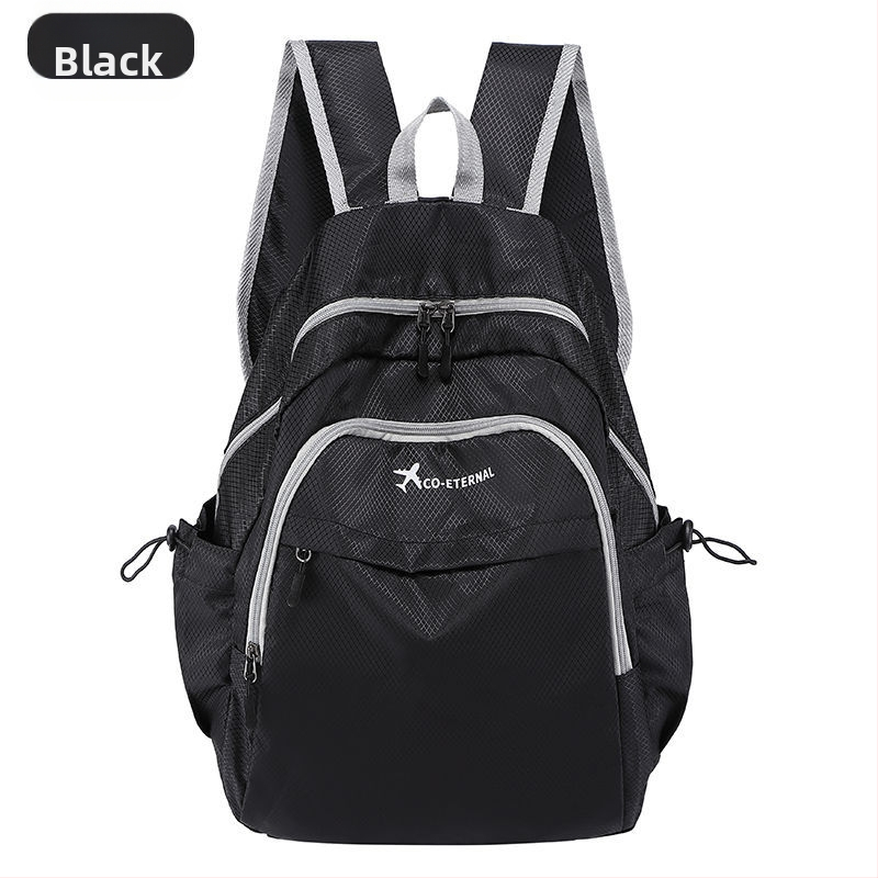 Unisex αναδιπλούμενη τσάντα πλάτης από Oxford ύφασμα, κλείσιμο με φερμουάρ, μεγάλη χωρητικότητα, εσωτερικές θήκες για κινητό, φορητό υπολογιστή και κάμερα