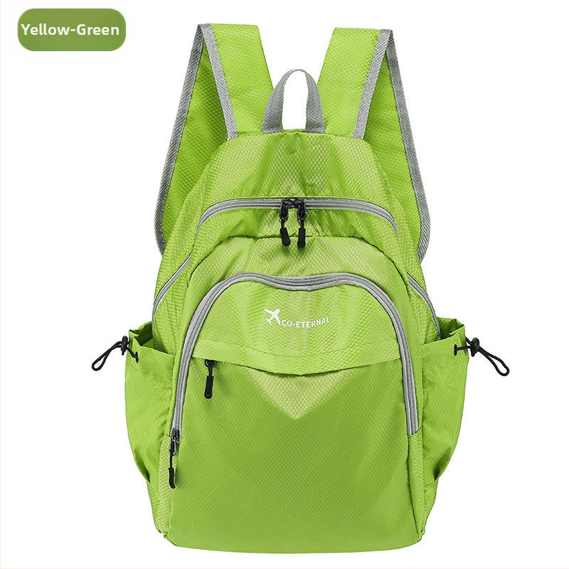 Unisex αναδιπλούμενη τσάντα πλάτης από Oxford ύφασμα, κλείσιμο με φερμουάρ, μεγάλη χωρητικότητα, εσωτερικές θήκες για κινητό, φορητό υπολογιστή και κάμερα