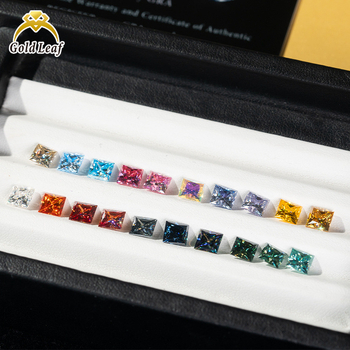 Gandeli Moissanite πέτρες ελεύθερες, πριγκιπική κοπή, διαύγεία VVS, τεχνητός λίθος, προσαρμοσμένη επεξεργασία