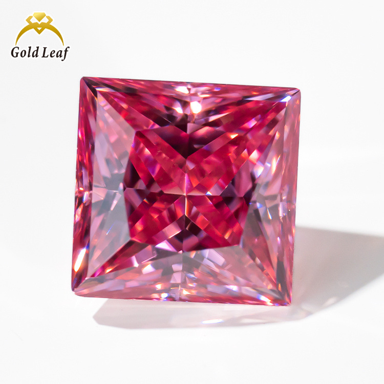 Gandeli Moissanite πέτρες ελεύθερες, πριγκιπική κοπή, διαύγεία VVS, τεχνητός λίθος, προσαρμοσμένη επεξεργασία