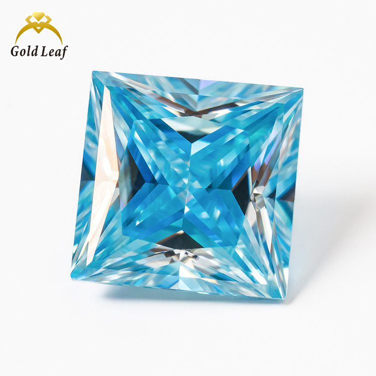 Gandeli Moissanite πέτρες ελεύθερες, πριγκιπική κοπή, διαύγεία VVS, τεχνητός λίθος, προσαρμοσμένη επεξεργασία