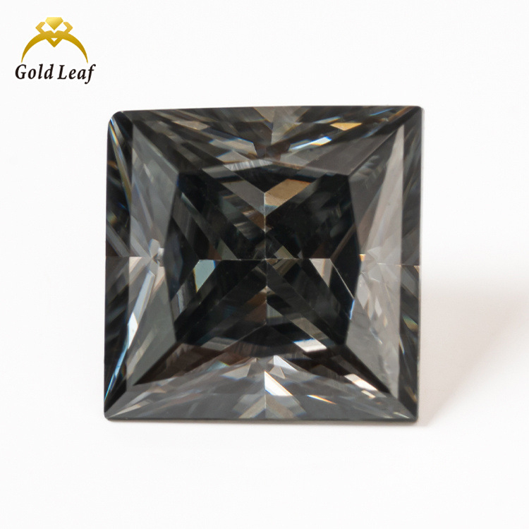 Gandeli Moissanite πέτρες ελεύθερες, πριγκιπική κοπή, διαύγεία VVS, τεχνητός λίθος, προσαρμοσμένη επεξεργασία