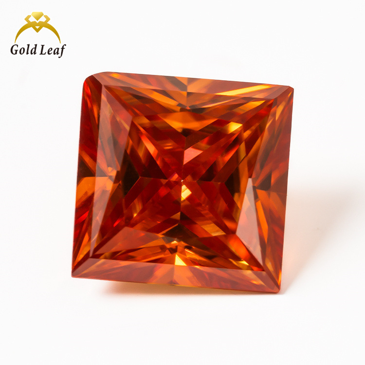 Gandeli Moissanite πέτρες ελεύθερες, πριγκιπική κοπή, διαύγεία VVS, τεχνητός λίθος, προσαρμοσμένη επεξεργασία