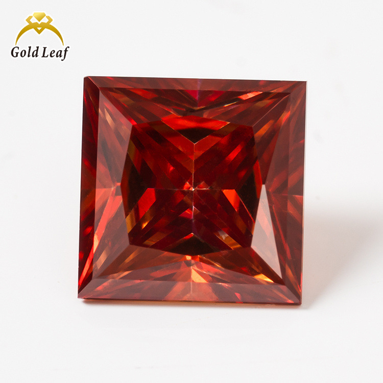 Gandeli Moissanite πέτρες ελεύθερες, πριγκιπική κοπή, διαύγεία VVS, τεχνητός λίθος, προσαρμοσμένη επεξεργασία