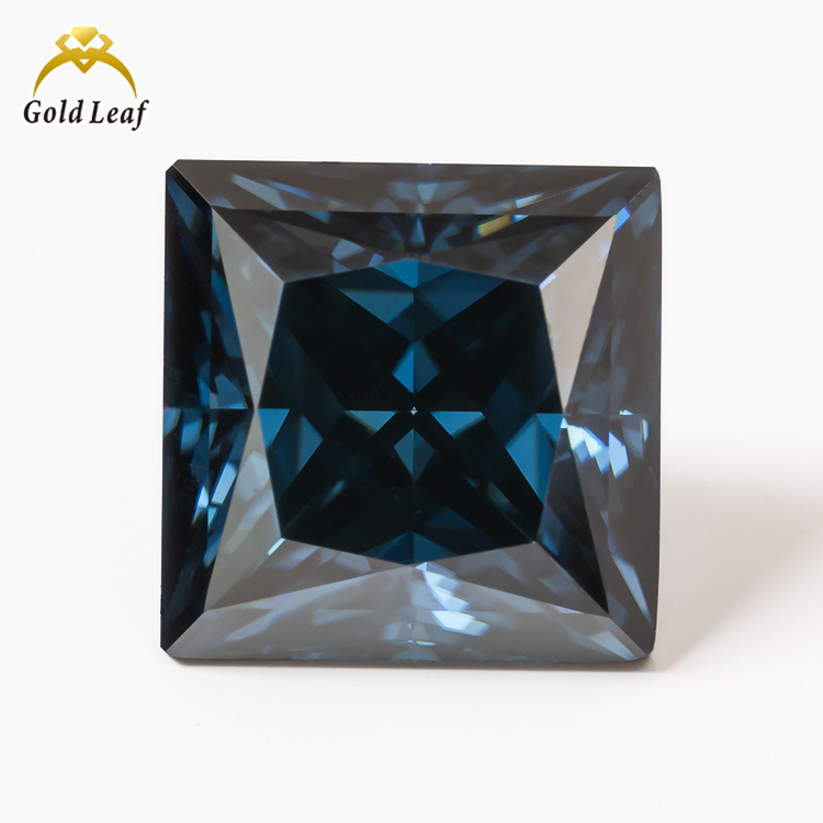 Gandeli Moissanite πέτρες ελεύθερες, πριγκιπική κοπή, διαύγεία VVS, τεχνητός λίθος, προσαρμοσμένη επεξεργασία