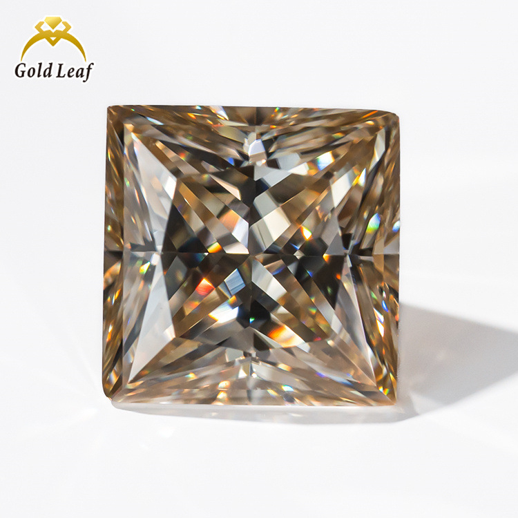 Gandeli Moissanite πέτρες ελεύθερες, πριγκιπική κοπή, διαύγεία VVS, τεχνητός λίθος, προσαρμοσμένη επεξεργασία