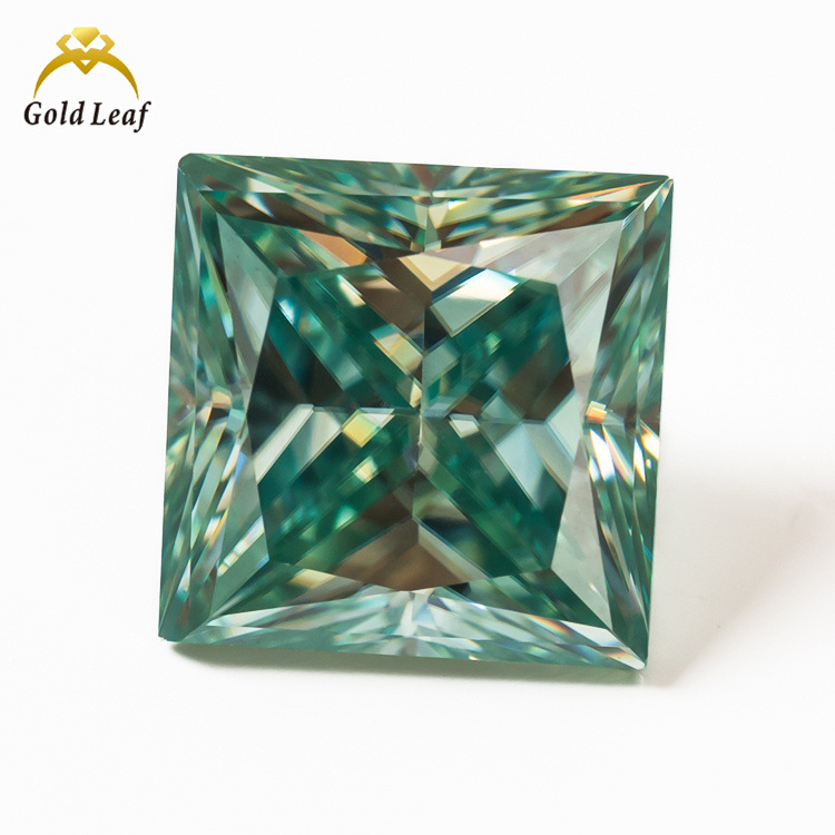 Gandeli Moissanite πέτρες ελεύθερες, πριγκιπική κοπή, διαύγεία VVS, τεχνητός λίθος, προσαρμοσμένη επεξεργασία