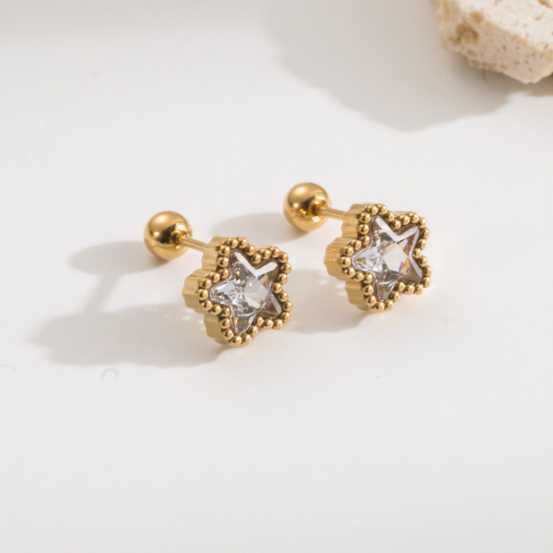 Σκουλαρίκια από τιτάνιο ατσάλι, ρετρό στυλ, ρετρό θεμα λογοτεχνίας και τέχνης, άνοιξη 2025