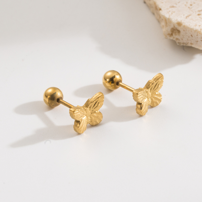 Σκουλαρίκια από τιτάνιο ατσάλι, ρετρό στυλ, ρετρό θεμα λογοτεχνίας και τέχνης, άνοιξη 2025