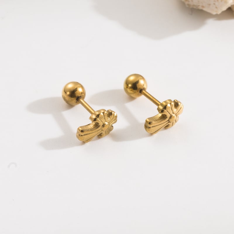 Σκουλαρίκια από τιτάνιο ατσάλι, ρετρό στυλ, ρετρό θεμα λογοτεχνίας και τέχνης, άνοιξη 2025