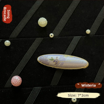 Щипка за коса Anban, от екологично чиста цинкова сплав, ръчна изработка, китайски стил, литературно ретро, аксесоар за коса