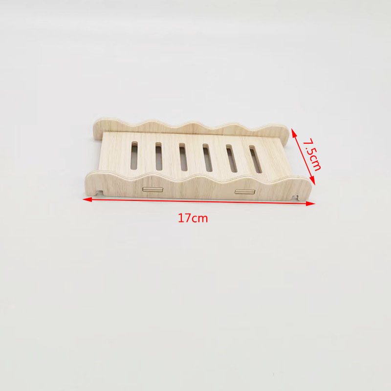 Drevené hniezdo pre škrečka a malé domčekové hračky – domáce zvieratá od Cute Pet Home, vhodné pre všetky ročné obdobia.