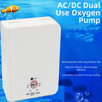 Spirit Companion oxigénszivattyú akváriumhoz – ultra halk, hordozható, USB-töltéses, DC-tápellátás, kettős használat