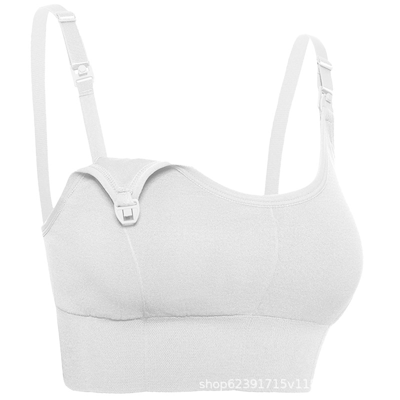 Σουτιέν θηλασμού για έγκυες — без ραφές, cups moldless, detachable double shoulder straps, βασικό ύφασμα νάιλον (90–95%), λειτουργία: θηλασμός