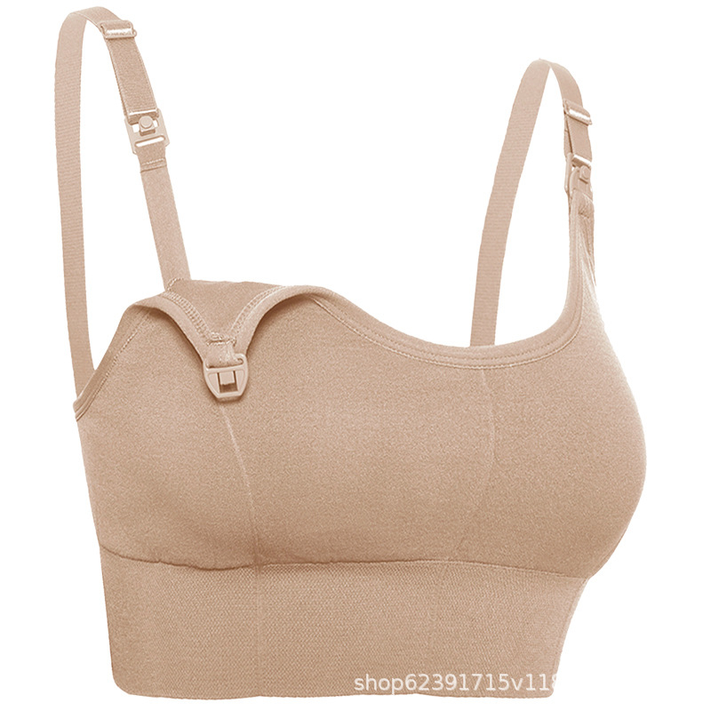 Σουτιέν θηλασμού για έγκυες — без ραφές, cups moldless, detachable double shoulder straps, βασικό ύφασμα νάιλον (90–95%), λειτουργία: θηλασμός