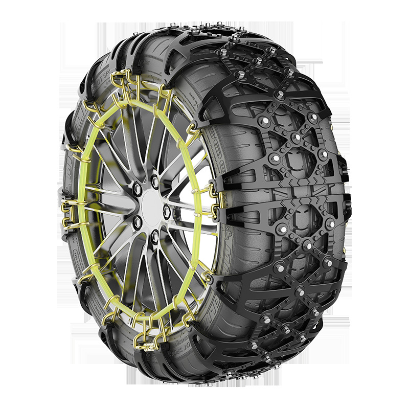 Baotuzhe Univerzális autópadlók — teljes lefedettség, csúszásmentes lánc, modell Full Coverage Cowhide Anti-Slip Chain, minden járműhöz illeszkedő, gumi szélesség 155-285, Anyag: Egyéb