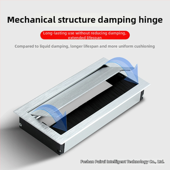 Kábeldoboz alumíniumötvözetből, kefés felület, Parika, modell X0909132016, általános felhasználás, modern minimalista stílus