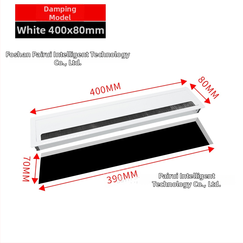 Kábeldoboz alumíniumötvözetből, kefés felület, Parika, modell X0909132016, általános felhasználás, modern minimalista stílus