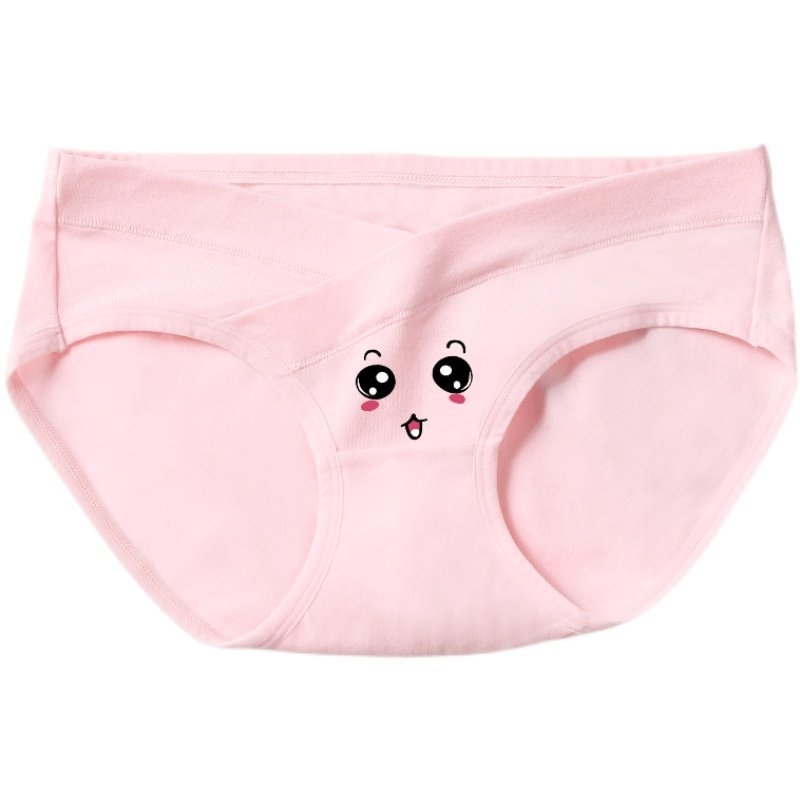 Chiloți de maternitate - bumbac 95%+, talie joasă pentru sprijinul burții, respirabili, pentru sarcină mijlocie-târzie și postpartum