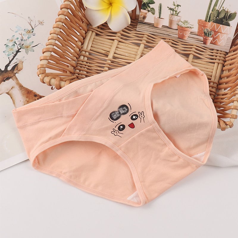 Chiloți de maternitate - bumbac 95%+, talie joasă pentru sprijinul burții, respirabili, pentru sarcină mijlocie-târzie și postpartum