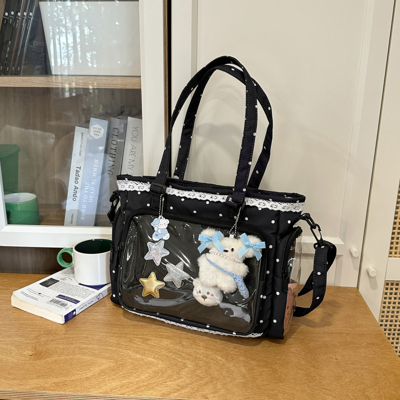 Crossbody torba s gradskim minimalističkim stilom, najlon materijal, horizontalni kvadratni oblik, zatvaranje zipom, laminirano unutarnje, poliester podstava