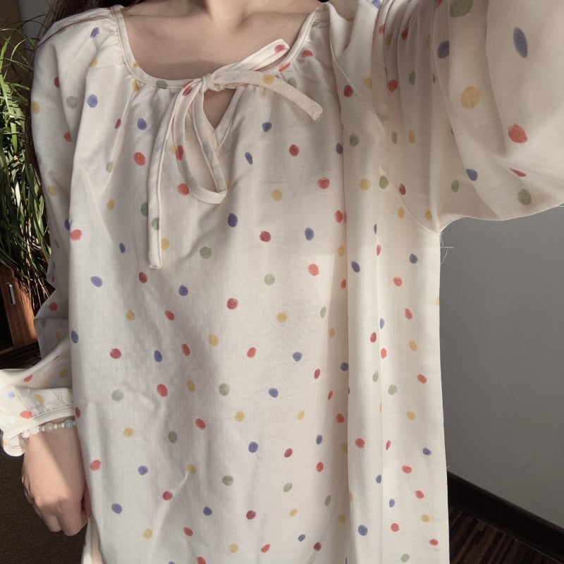 Νυχτικό μετά τον τοκετό από διπλό στρώμα βαμβακερής γάζας, 100% βαμβάκι, V-λαιμό, 3/4 μανίκια, ελαφρύ για καλοκαίρι, γλυκό γυναικείο στυλ