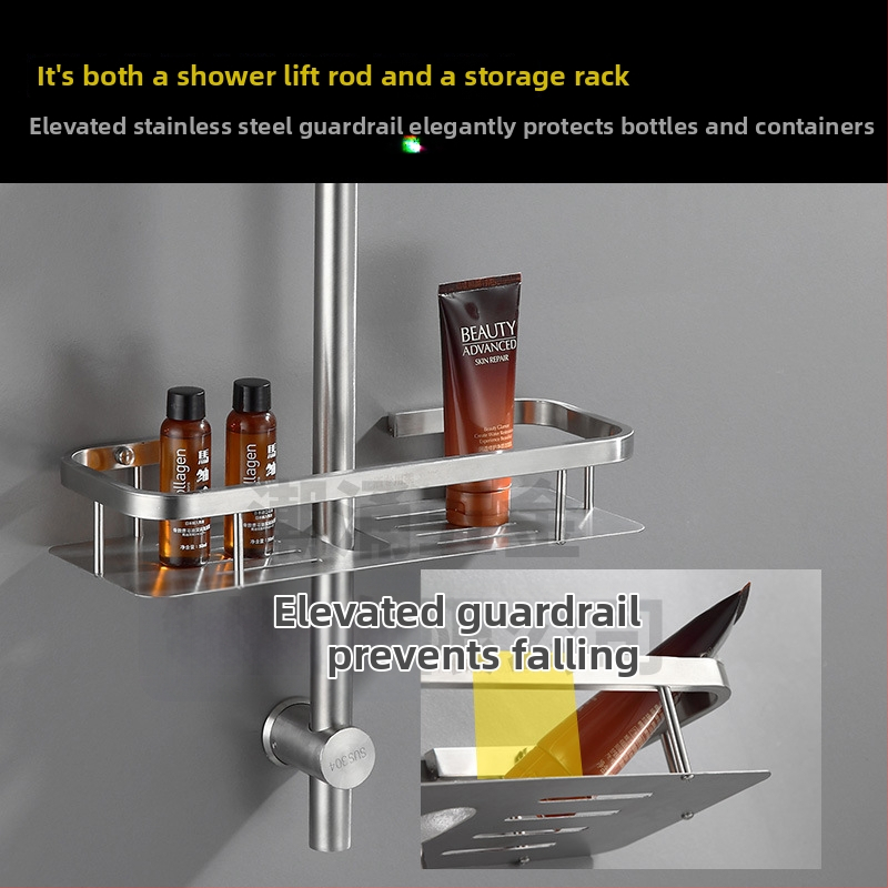 Držiak na sprchovú tyč – nastaviteľný, ABS, moderný minimalistický štýl, ODM prispôsobenie, OEM k dispozícii