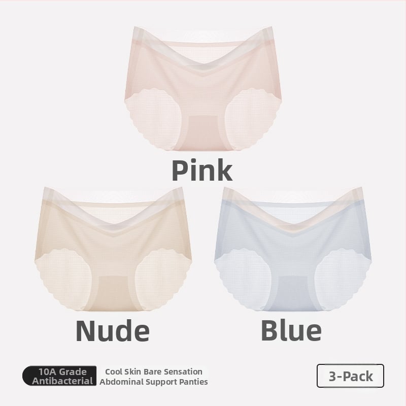 Chiloți de maternitate din bumbac, talie înaltă pentru susținerea burții, căptușeală din bumbac, tricot 40s, respirabili