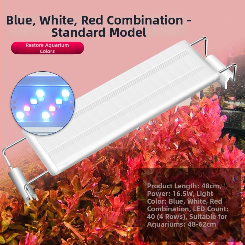 LED Φωτιστικό ενυδρείου Iris – 5730 LED κόκκοι, 6–26,5W, 0,27–0,74 kg, για ανάπτυξη και φωτισμό υδρόβιων φυτών