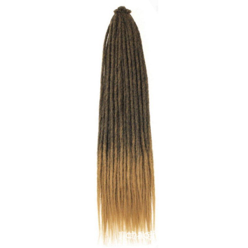 Perika s dredovima – vlakna otporna na toplinu, dvostruki rep, velika pletenica