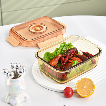 Üveges ebédes doboz kettős rekesszel, élelmiszerbiztos üveg, frissesség megőrzése, mikrohullámú sütőben használható