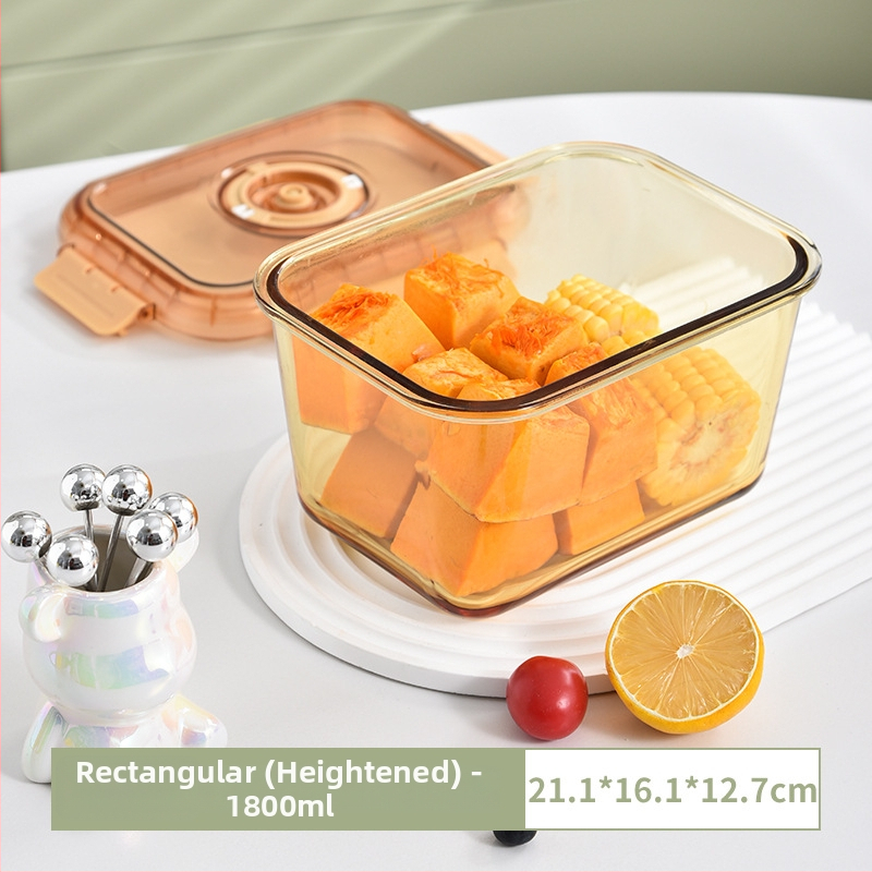 Üveges ebédes doboz kettős rekesszel, élelmiszerbiztos üveg, frissesség megőrzése, mikrohullámú sütőben használható