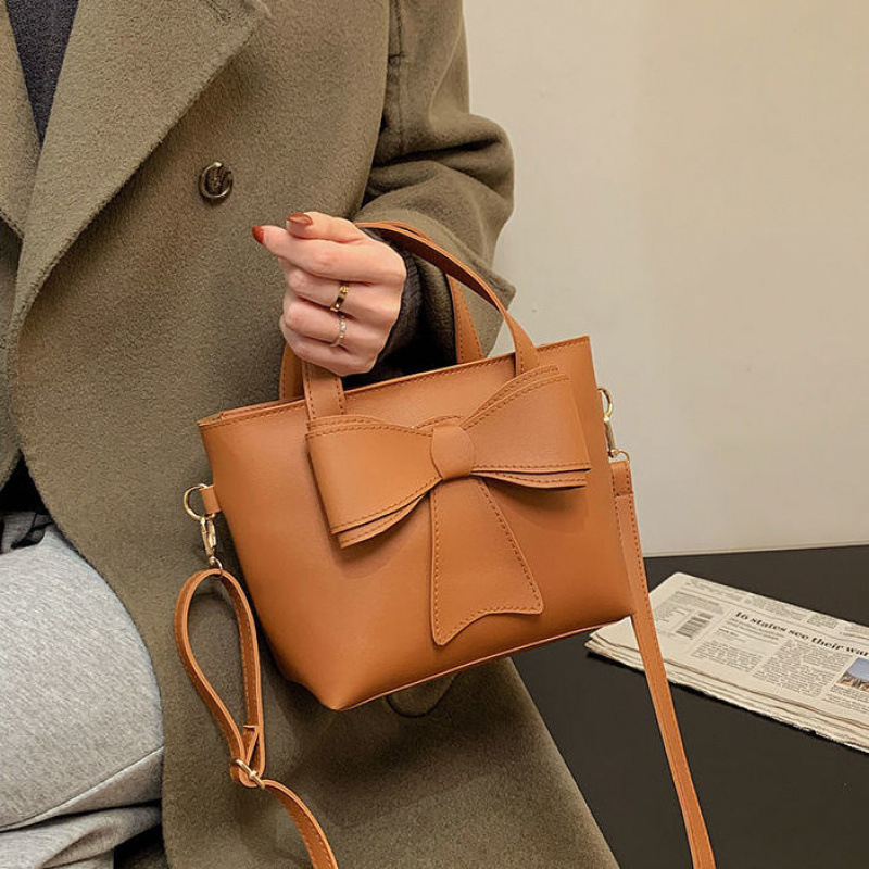 Torba od corduroya tip bucket, zatvarač na zip, PU podstava, retro stil, crossbody torba za slobodno vrijeme