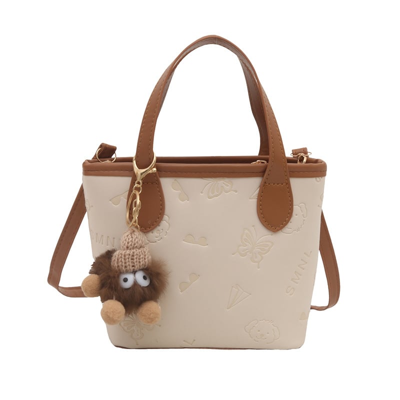 PU bucket táska cipzáras záródással, poliészter bélés, belső telefonzseb, válltáska-stílus