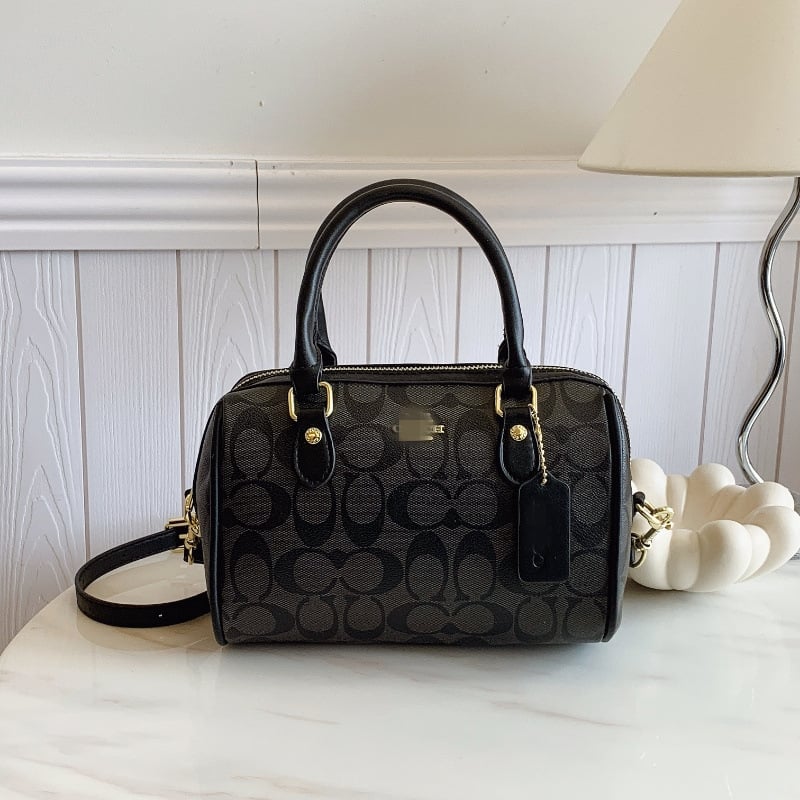 PU torba s oblikom jastuka, gradski minimalistički stil, zatvarač, Boston stil