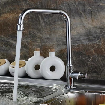 Kuchynský drezový kohút, nástenný, meď, iba studená voda, moderný minimalistický štýl, celokovový ventil, ručné ovládanie, jednosed dizajn