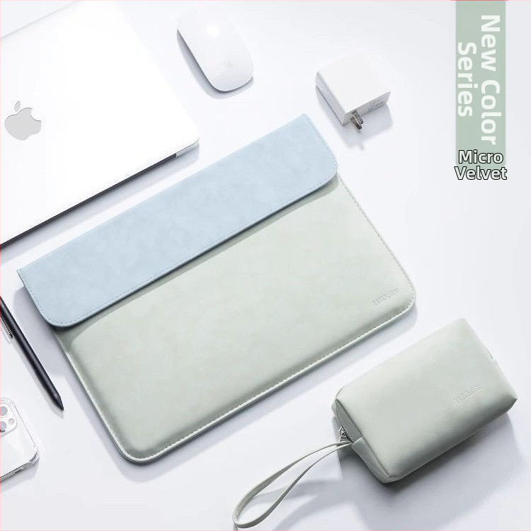 Obal na notebook pre Huawei MateBook 14s a notebooky Apple, PU materiál, podšívka z syntetickej kože, mestský minimalistický štýl