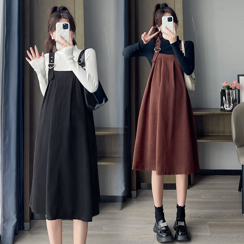 Μαιευτικό Corduroy κοστούμι με άνοιγμα για θηλασμό, με παντελόνια, μακριά μανίκια, φθινοπωρινό-χειμερινό 2024