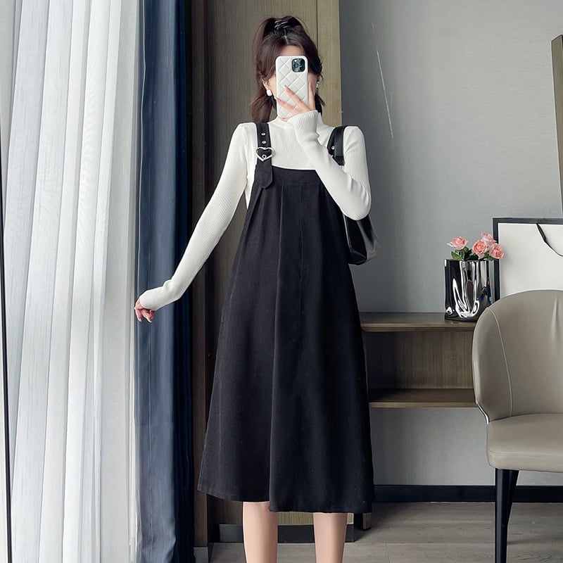 Μαιευτικό Corduroy κοστούμι με άνοιγμα για θηλασμό, με παντελόνια, μακριά μανίκια, φθινοπωρινό-χειμερινό 2024