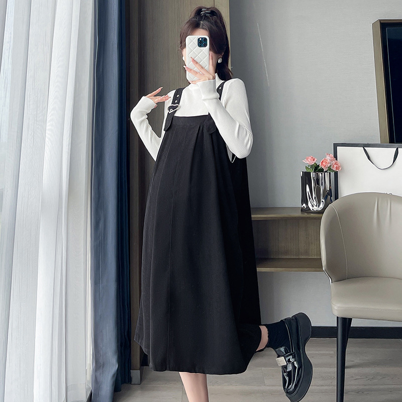 Μαιευτικό Corduroy κοστούμι με άνοιγμα για θηλασμό, με παντελόνια, μακριά μανίκια, φθινοπωρινό-χειμερινό 2024